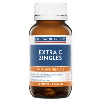 Ethical Nutrients Extra C Zingles Orange 50 Chewable Tablets