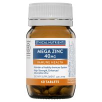 Ethical Nutrients Zinc 40mg 60 Tablets