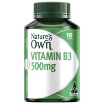 Nature's Own Vitamin B3 500mg 120 Tablets