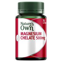 Nature's Own Magnesium Chelate 500mg 75 Capsules