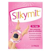 Silkymit Hair Removal Glove for legs 3 Pack