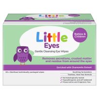 Little Eyes Cleansing Eye Wipes 30 Pack