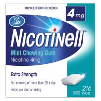 Nicotinell Gum 4mg Mint 216 Pack