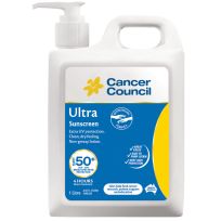 Cancer Council Ultra Sunscreen SPF50+ Lotion 1 Litre