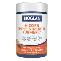 Bioglan HiZorb Triple Strength Turmeric 100 Tablets