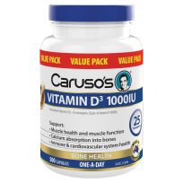 Caruso's Vitamin D3 1000IU 500 Capsules