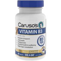 Caruso's Vitamin B3 500mg 60 tablets