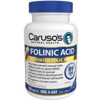 Caruso's Folinic Acid 500mcg 120 Tablets