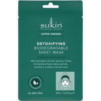 Sukin Super Greens Detox Face Sheet Mask 25ml