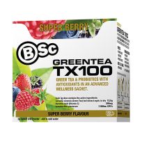 BSC Body Science Green Tea TX100 Super Berry 60 Stick Packs *****