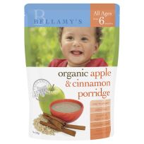 Bellamy's Organic Apple & Cinnamon Porridge 125g