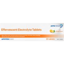 ApoHealth Effervescent Electrolyte Orange 20 Pack