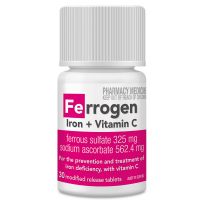 Ferrogen Iron & Vitamin C Modified Release 30 Tablets