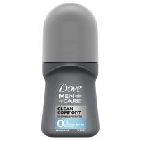 Dove Men Deodorant Roll On Clean Comfort Zero Aluminium 50ml