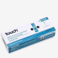 TouchBio Covid 19 and Flu A/B Rapid Antigen Test Nasal 2pk