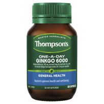 Thompson's Ginkgo 6000mg One-A-Day 60 Capsules