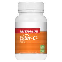 Nutra Life Ester C 500mg Chewable 120 Tablets