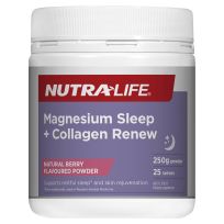 Nutra Life Magnesium Sleep + Collagen Renew 250g