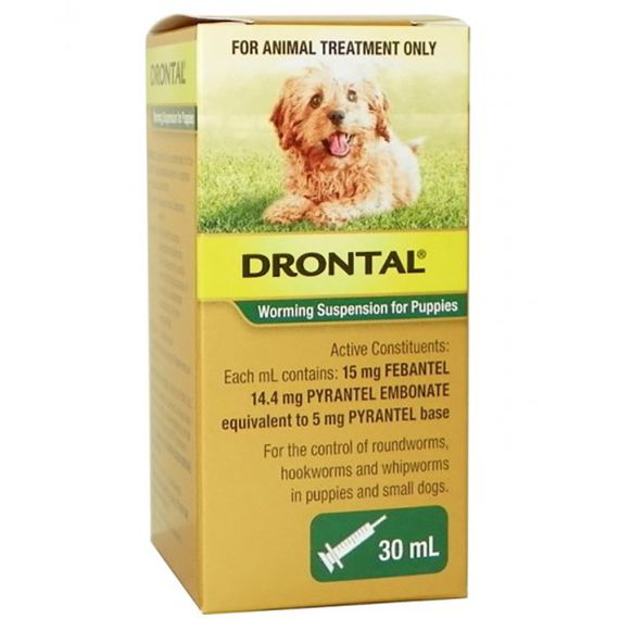drontal puppy wormer dosage