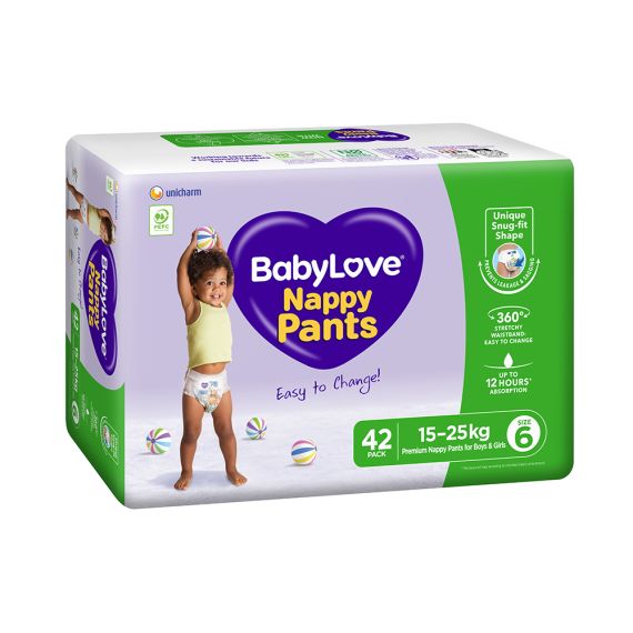 Good Price - BabyLove Jumbo Nappy Pants Junior 42 Pack