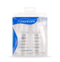 Manicare 94700 Travel Bottles 2 Pack With ID Labels