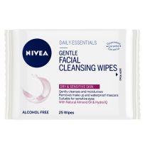 Nivea Daily Essentials Gentle Facial Wipes 25 Pack