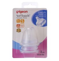 Pigeon Peristaltic Plus Teat Wide Neck Small 2 Pack