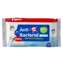 Pigeon Antibacterial Wipes 20 Pack
