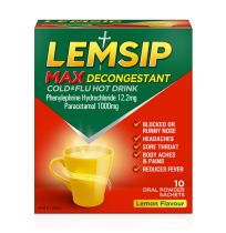 Lemsip Max With Decongestant Lemon 10 Sachets