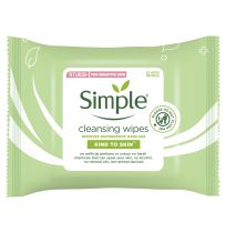 Simple Cleansing Facial Wipes 25 Pack