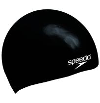Speedo Cap Plain Silicone Junior Black