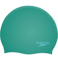 Speedo Cap Plain Silicone Junior Emerald Blue