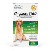 Simparica Trio 20.1-40kg (Green) 6 Pack *****