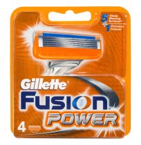 Gillette Fusion Power Razor Refill 4 Cartridges