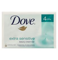 Dove Beauty Cream Soap Bar Extra Sensitive 4 Pack  x 100g