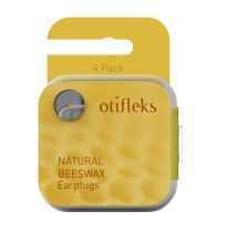 Otifleks Natural Beeswax Ear Plugs 4 Pack