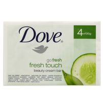 Dove Beauty Cream Soap Bar Fresh Touch 4 Pack x 100g