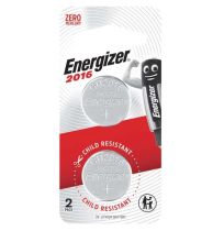 Energizer CR2016 Battery 3V Lithium 2 Pack