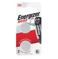 Energizer CR2032 Battery 3V Lithium 2 Pack