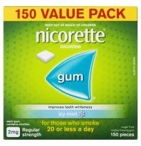 Nicorette Gum 2mg Icy Mint 2mg 150 Value Pack
