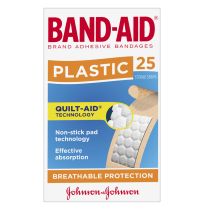 Band Aid Plastic Strips 25 Pack