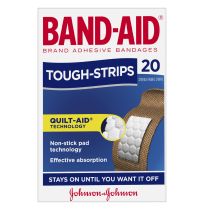 Band Aid Tough Strips Regular 20 Pack