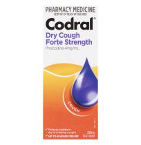 Codral Dry Cough Forte Strength Peach 200ml