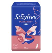 Stayfree Maternity No Wings Pads 10 Pack