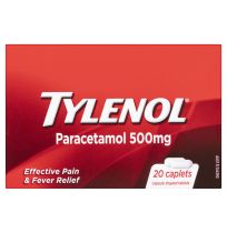 Tylenol Paracetamol 500mg 20 Pack