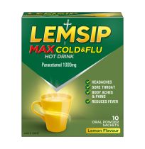 Lemsip Max Strength Lemon 10 Sachets