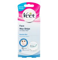 Veet EasyGrip Ready-to-Use Wax Strips Sensitive Skin 20 Pack