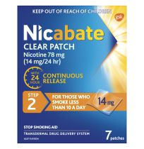 Nicabate Patch Clear 14mg 7 Patches