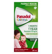 Panadol Children Syringe 1 Month - 2 Years Colour Free 20ml