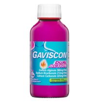 Gaviscon Dual Action Liquid 300ml (Pink bottle)
